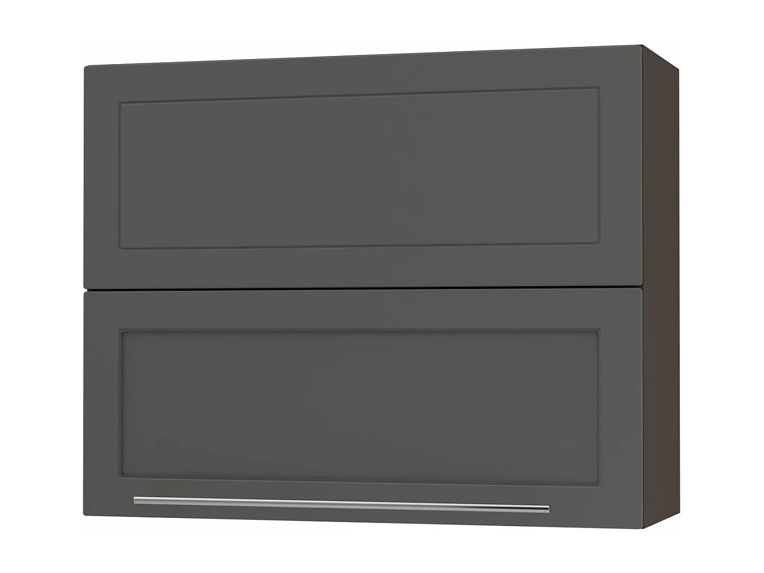 KÜCHENHÄNGESCHRANK Kvantum W8BS/90 Graphit Matt / Lava Matt 90 / 32,5 / 72cm