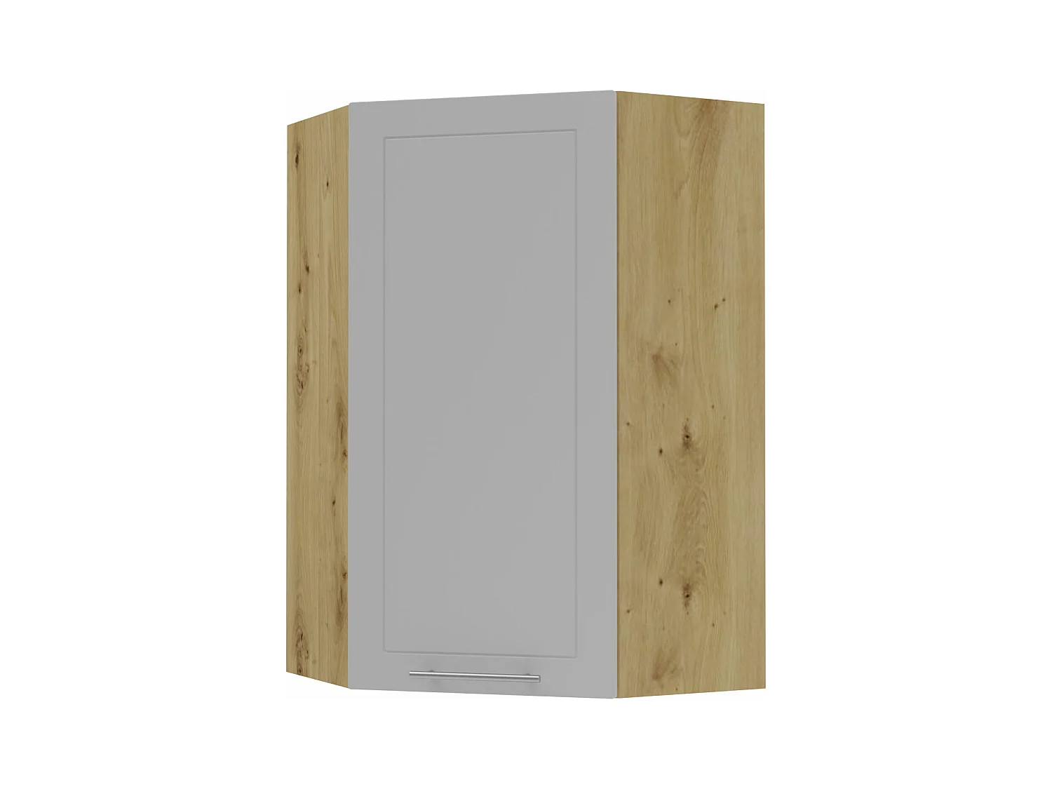 KÜCHENHÄNGESCHRANK Kvantum W4/10/60 Dust Grey Matt / Eiche Artisan Matt 60 / 60 / 96cm