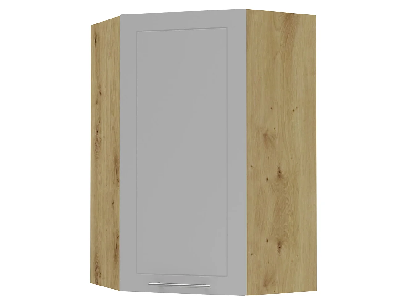 KÜCHENHÄNGESCHRANK Kvantum W4/10/60 Dust Grey Matt / Eiche Artisan Matt 60 / 60 / 96cm