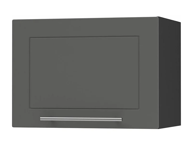 KÜCHENHÄNGESCHRANK Kvantum W4B/50 Graphit Matt / Schwarz Matt 50 / 32,5 / 36cm