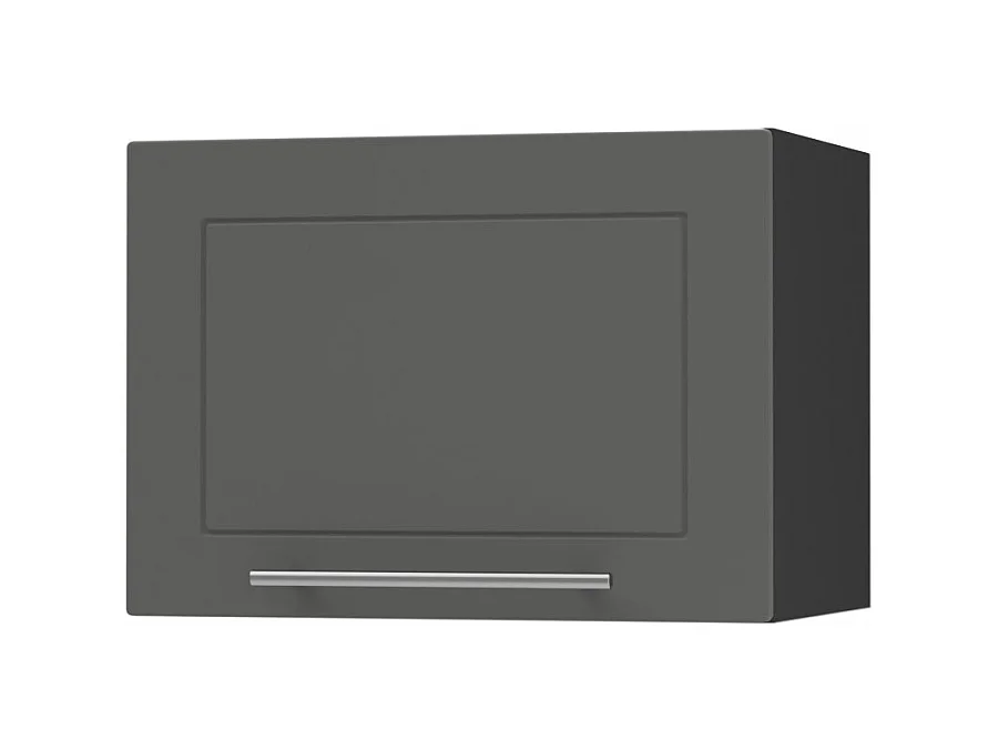 KÜCHENHÄNGESCHRANK Kvantum W4B/50 Graphit Matt / Schwarz Matt 50 / 32,5 / 36cm