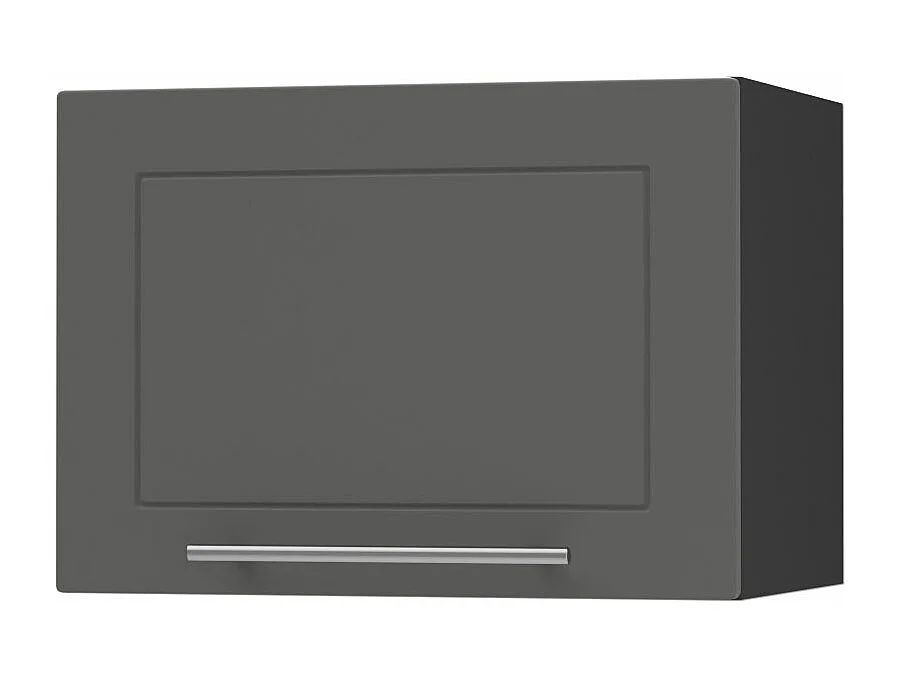 KÜCHENHÄNGESCHRANK Kvantum W4B/50 Graphit Matt / Schwarz Matt 50 / 32,5 / 36cm