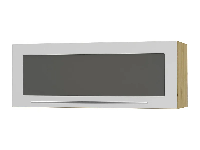 KÜCHENHÄNGESCHRANK Kvantum W4BS/90-AV Weiß Matt / Eiche Artisan Matt 90 / 32,5 / 36cm