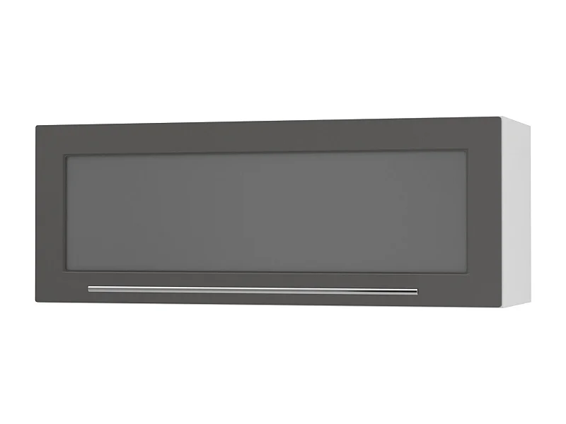 KLAPPHÄNGESCHRANK Kvantum W4BS/90 Graphit Matt / Weiß Matt 90 / 32,5 / 36cm