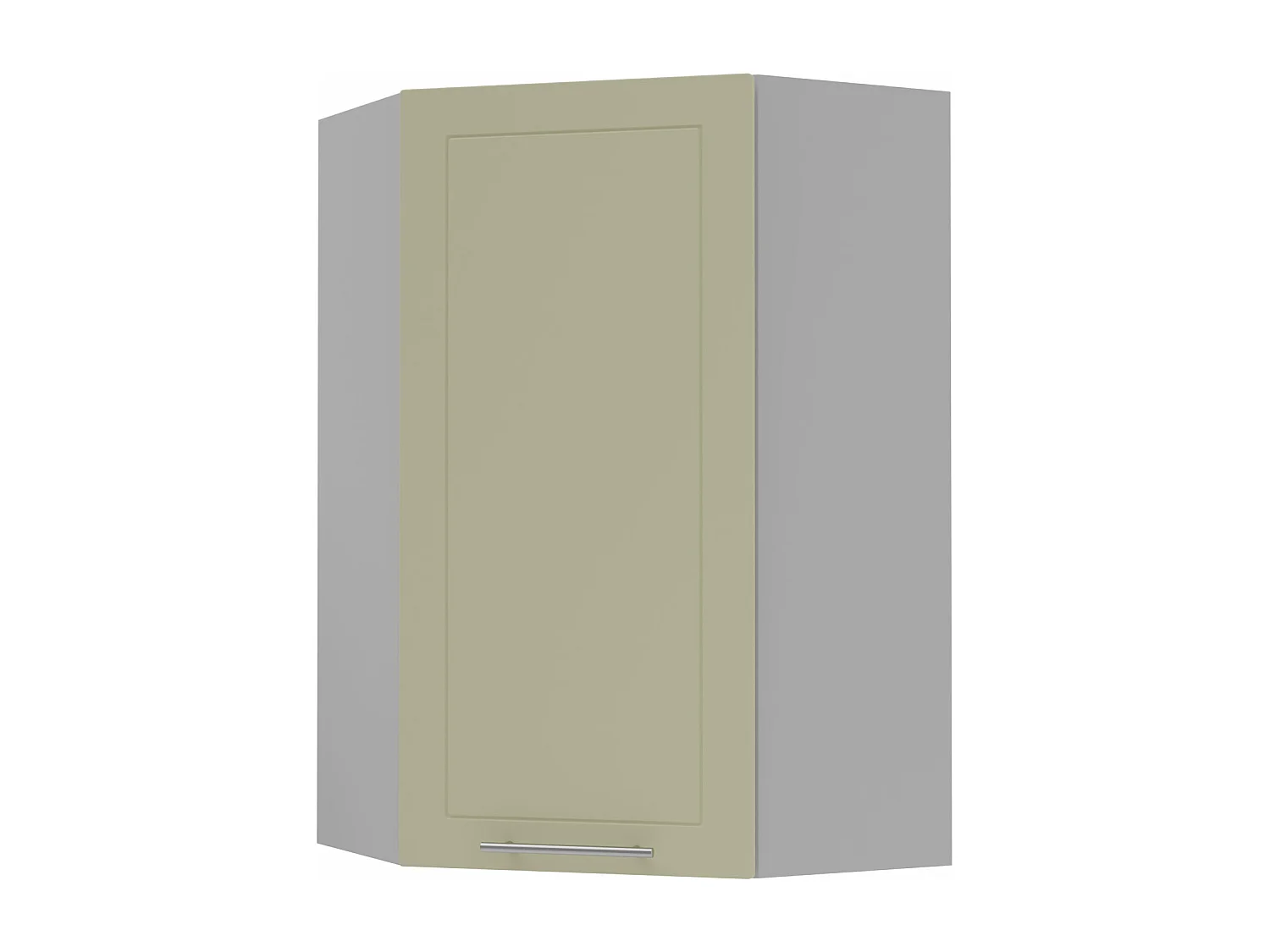 KÜCHENHÄNGESCHRANK Kvantum W4/10/60 Vanille Matt / Grau Matt 60 / 60 / 96cm