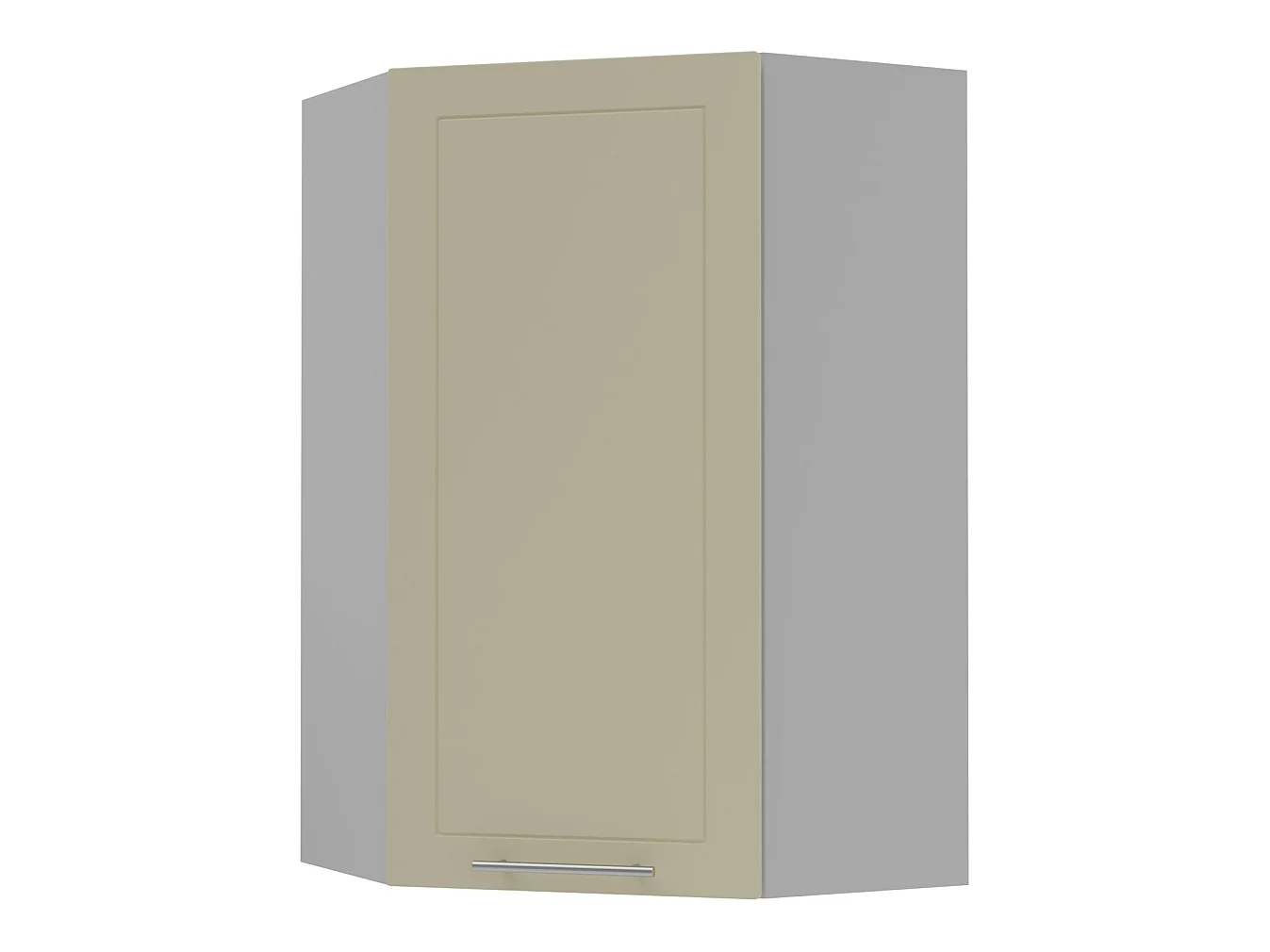 KÜCHENHÄNGESCHRANK Kvantum W4/10/60 Vanille Matt / Grau Matt 60 / 60 / 96cm
