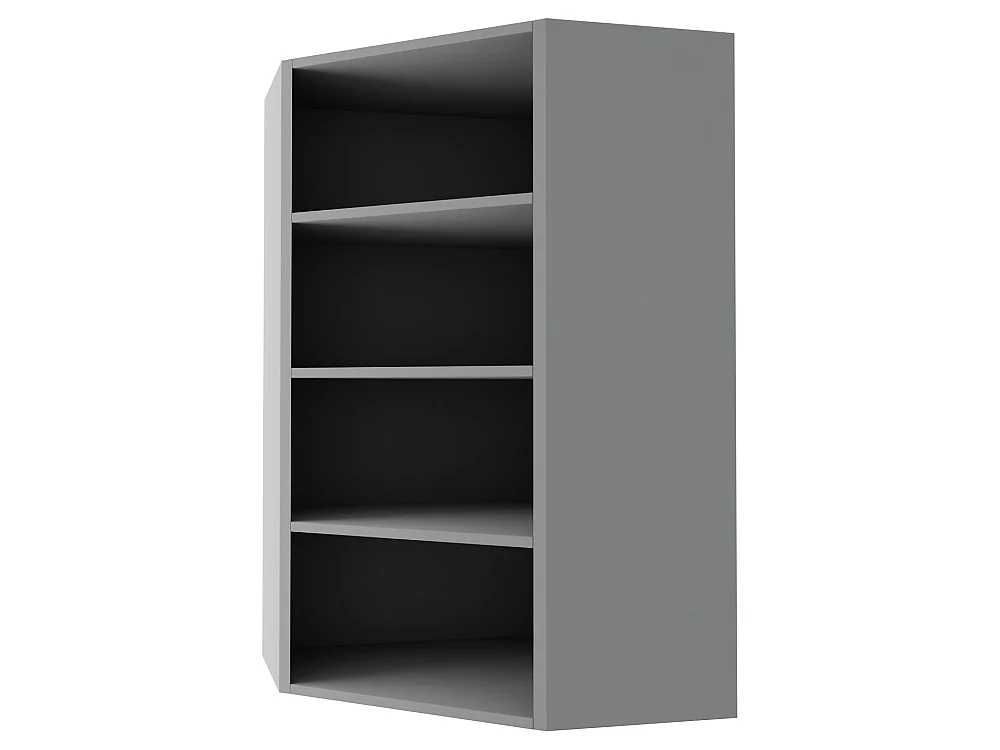 KÜCHENHÄNGESCHRANK Kvantum W4/10/60 Vanille Matt / Grau Matt 60 / 60 / 96cm
