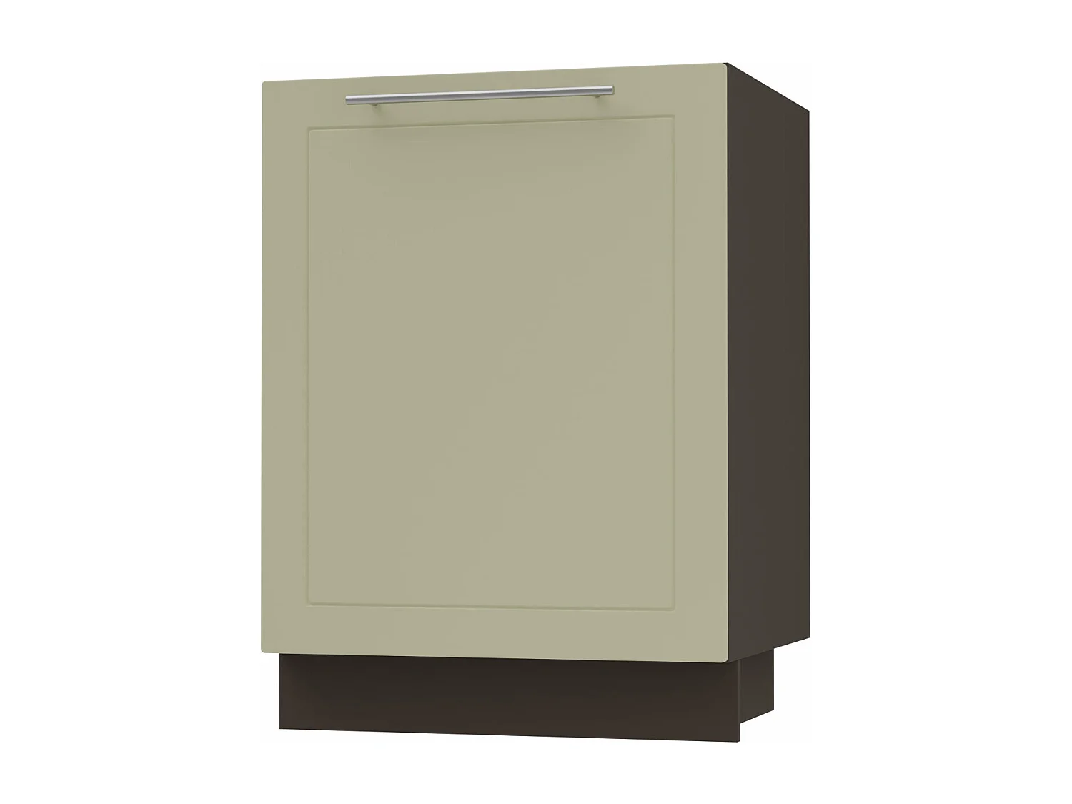 KÜCHENUNTERSCHRANK Kvantum D1D/60 Vanille Matt / Lava Matt 60 / 50 / 82cm