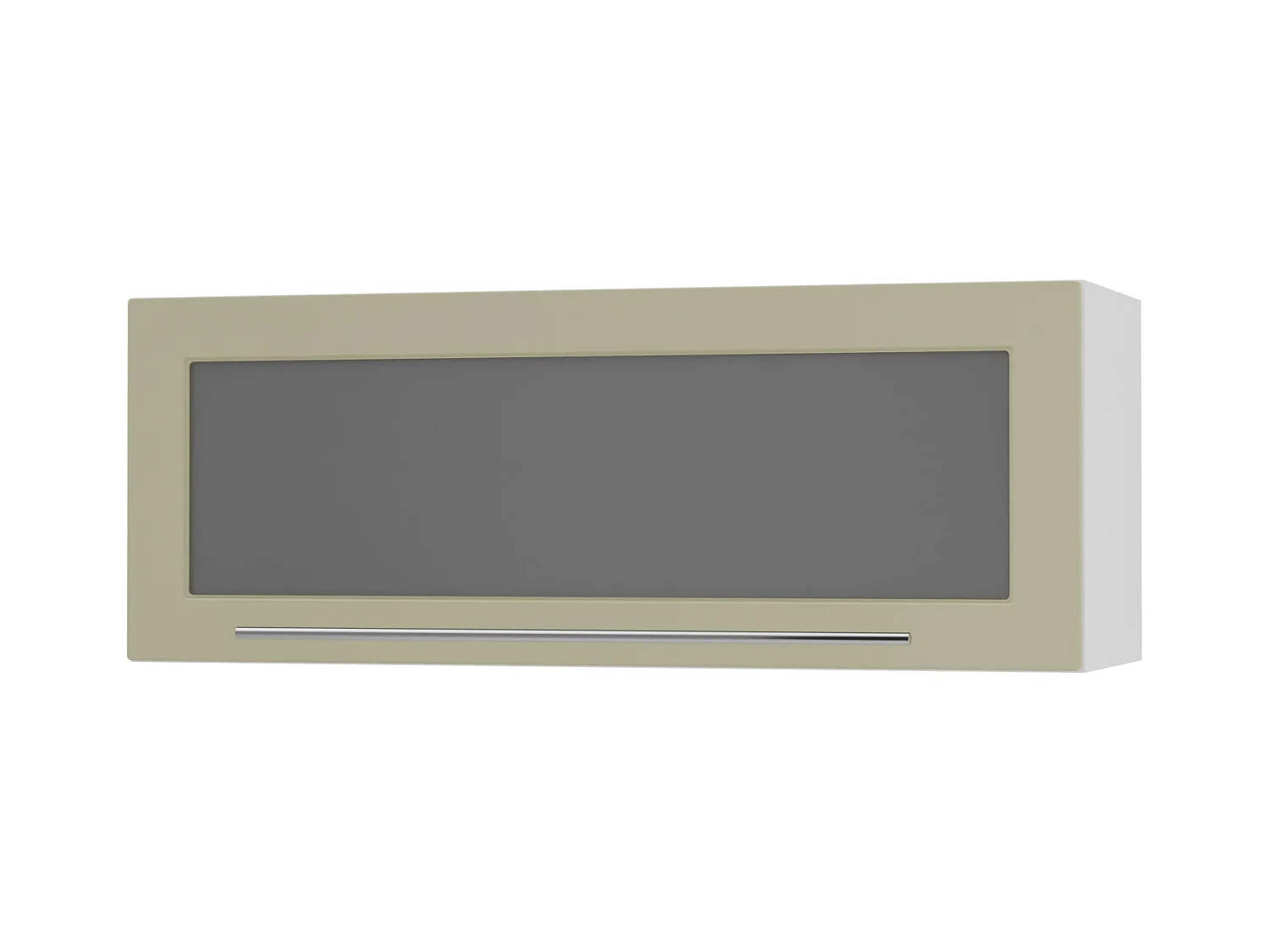 KÜCHENHÄNGESCHRANK Kvantum W4BS/90-AV Vanille Matt / Weiß Matt 90 / 32,5 / 36cm