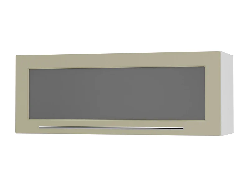 KÜCHENHÄNGESCHRANK Kvantum W4BS/90-AV Vanille Matt / Weiß Matt 90 / 32,5 / 36cm