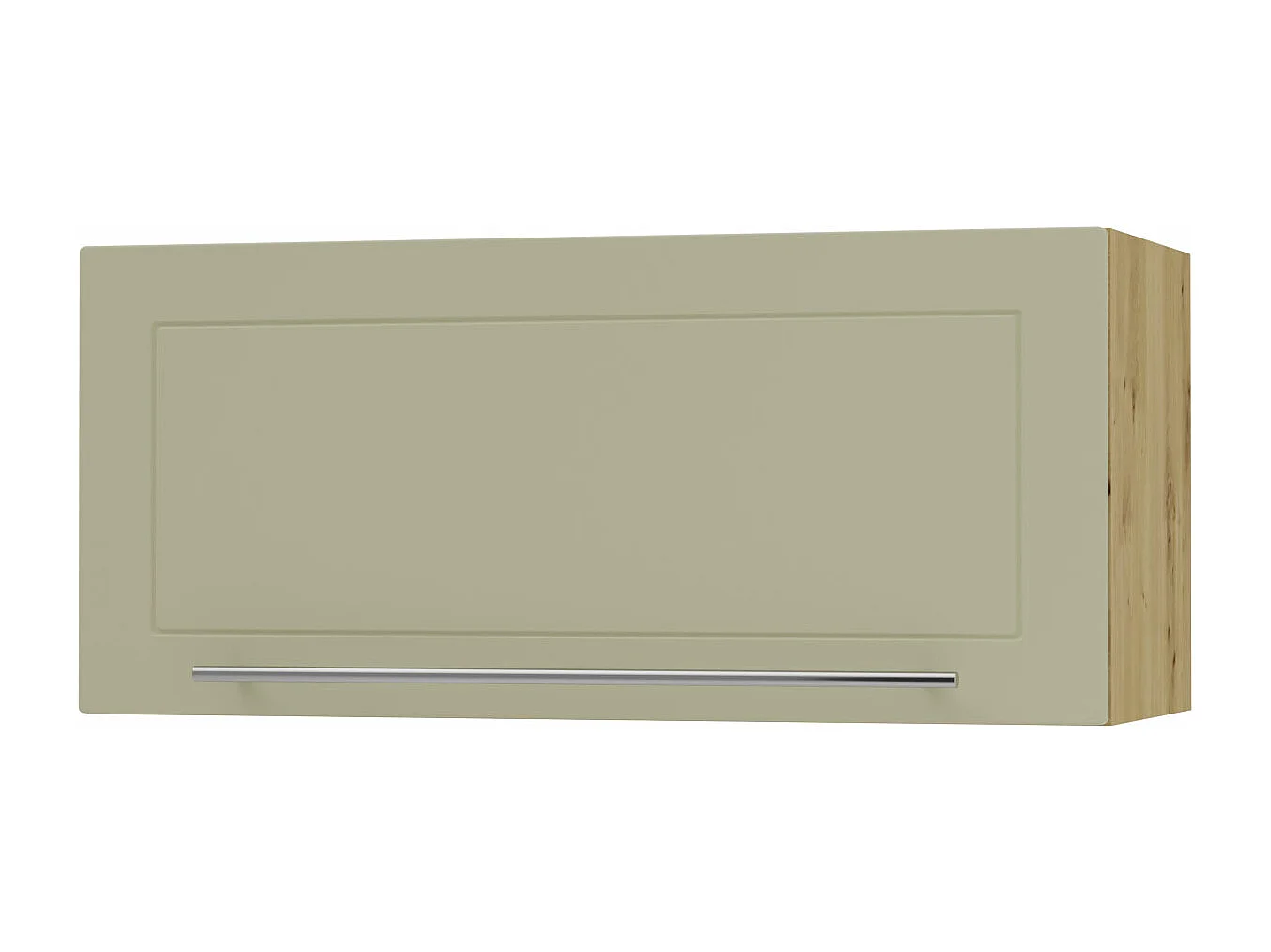 KLAPPHÄNGESCHRANK Kvantum W4B/80-AV Vanille Matt / Eiche Artisan Matt 80 / 32,5 / 36cm