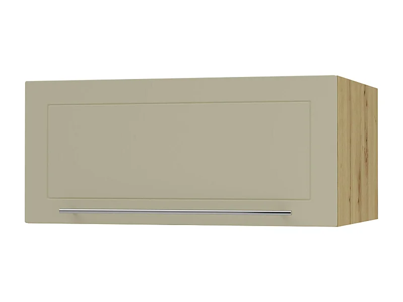 KLAPPHÄNGESCHRANK Kvantum W6B/80 Vanille Matt / Eiche Artisan Matt 80 / 59 / 36cm