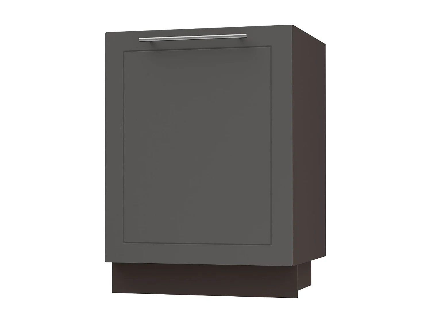 KÜCHENUNTERSCHRANK Kvantum D1D/60 Graphit Matt / Lava Matt 60 / 50 / 82cm