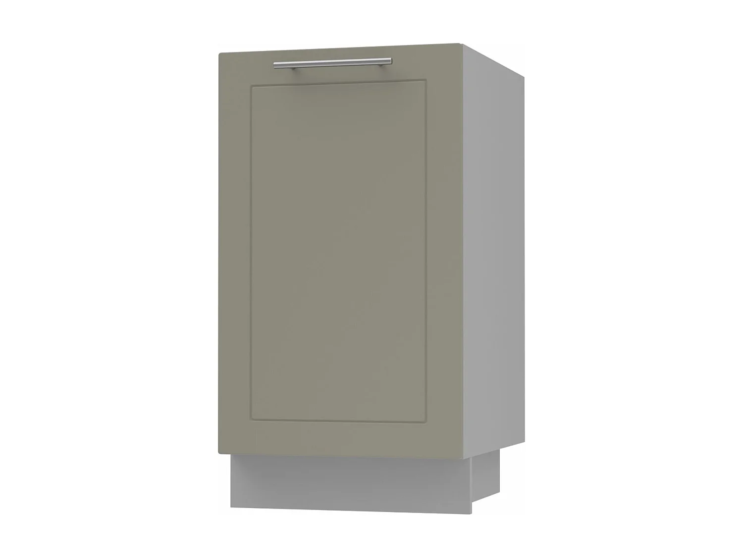 KÜCHENUNTERSCHRANK Kvantum D1D/45 Beige Matt / Grau Matt 45 / 50 / 82cm