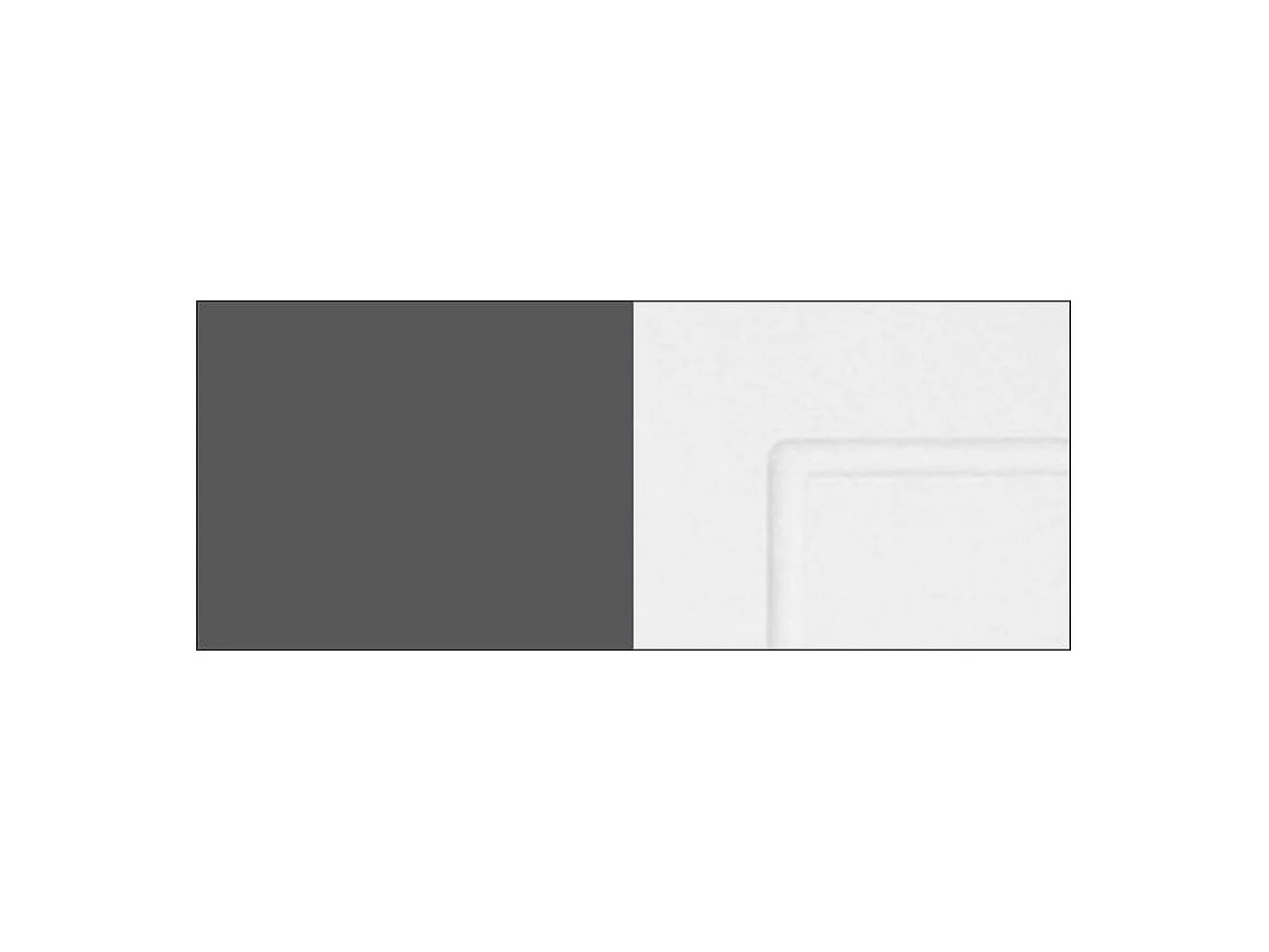 KLAPPHÄNGESCHRANK Kvantum W4B/80-AV Weiß Matt / Lava Matt 80 / 32,5 / 36cm