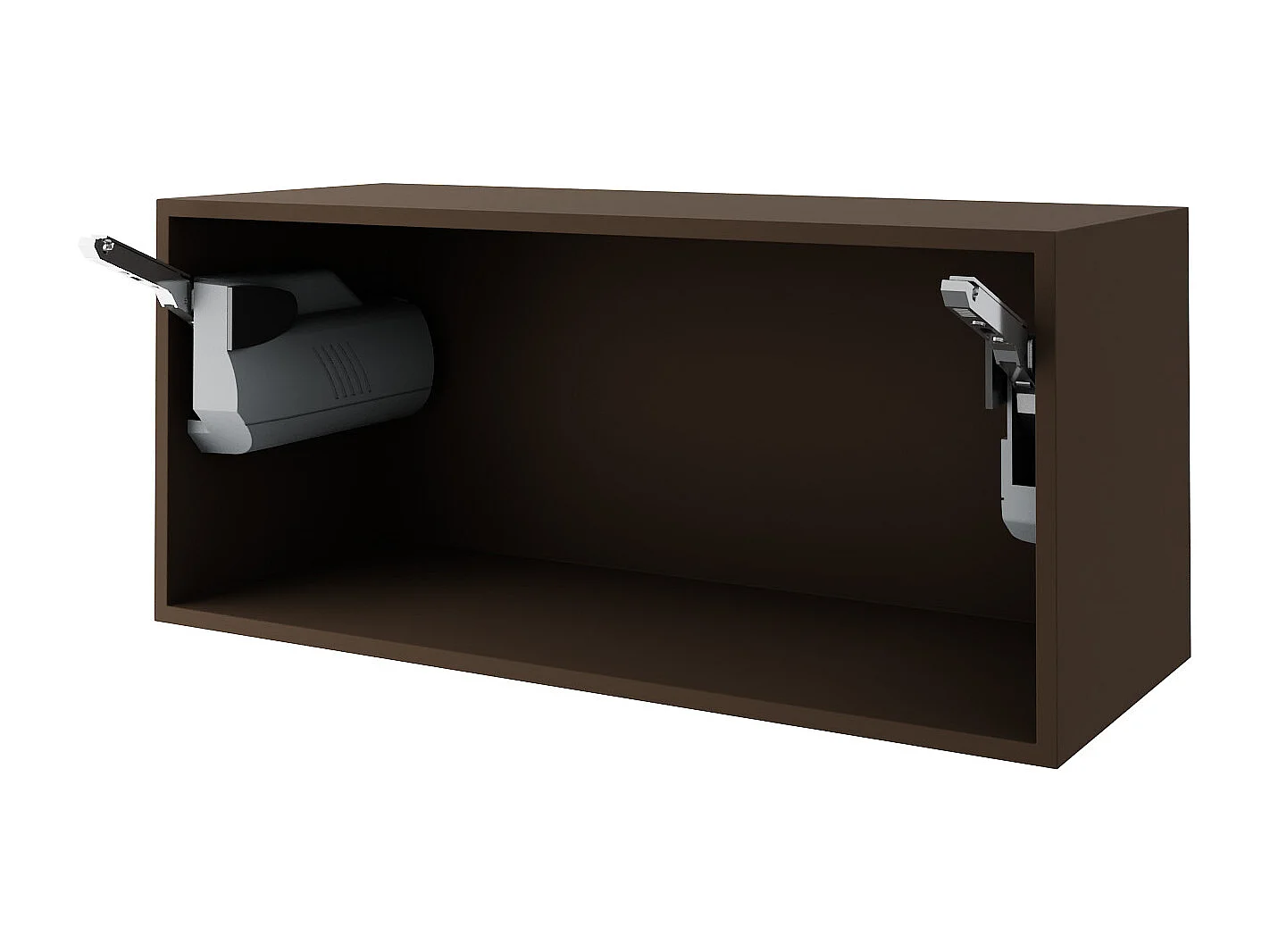 KLAPPHÄNGESCHRANK Kvantum W4B/80-AV Weiß Matt / Lava Matt 80 / 32,5 / 36cm