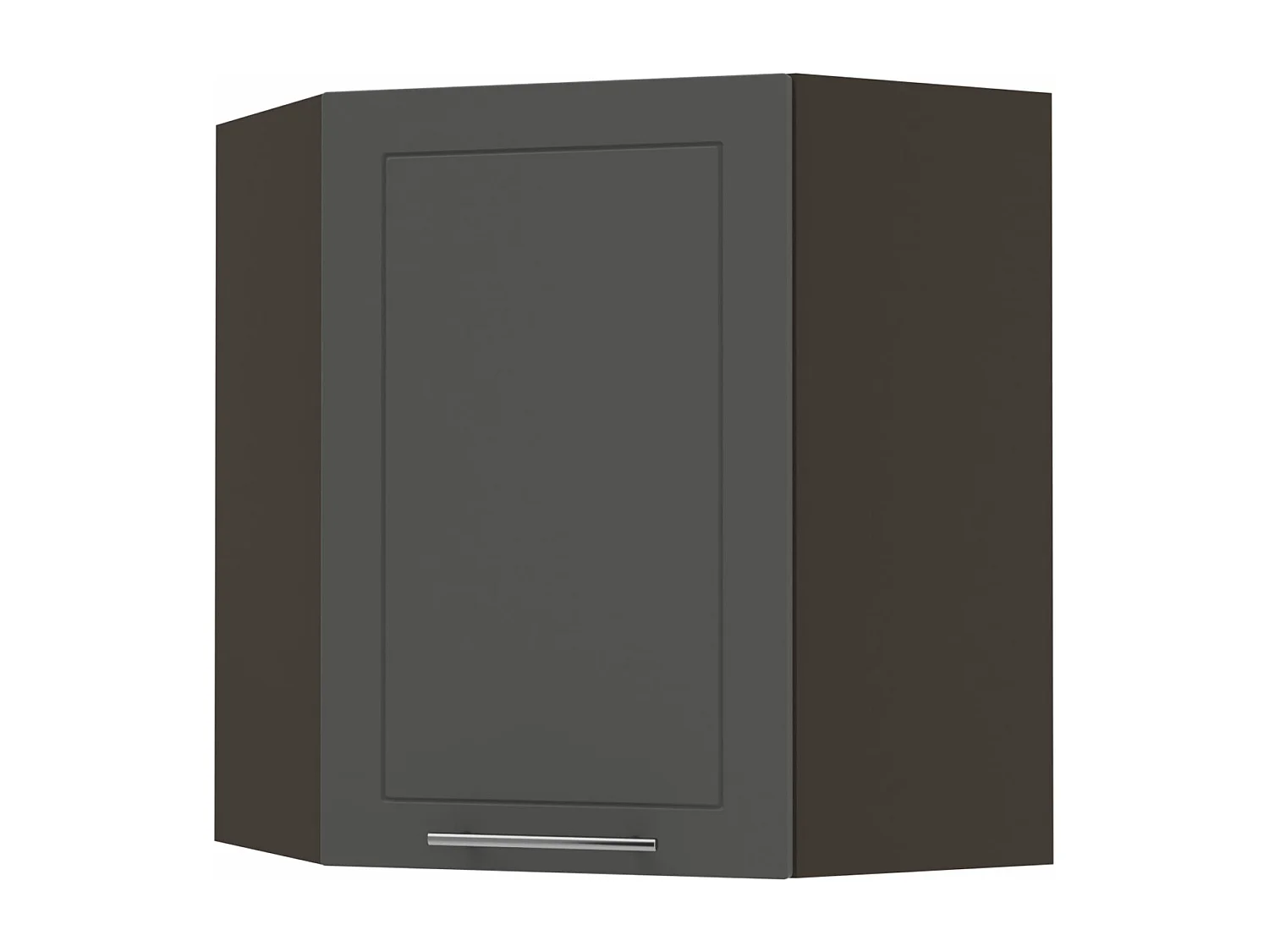 KÜCHENHÄNGESCHRANK Kvantum W10/60 Graphit Matt / Lava Matt 60 / 60 / 72cm