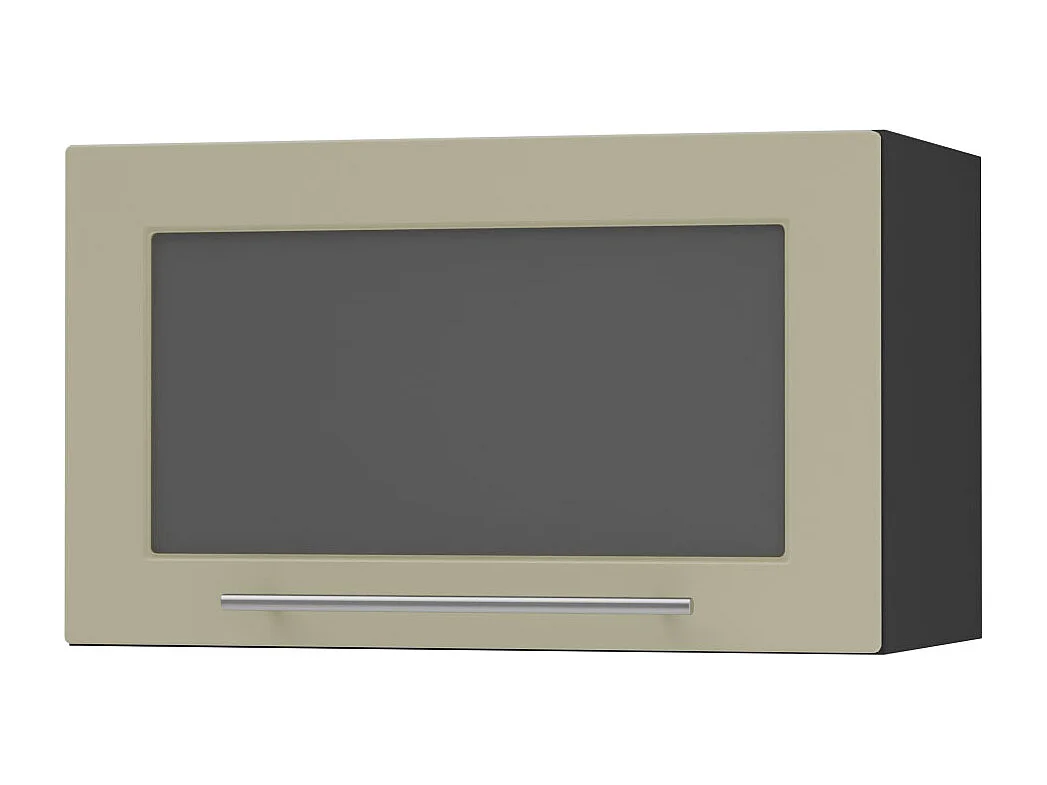 KLAPPHÄNGESCHRANK Kvantum W4BS/60-AV Vanille Matt / Schwarz Matt 60 / 32,5 / 36cm