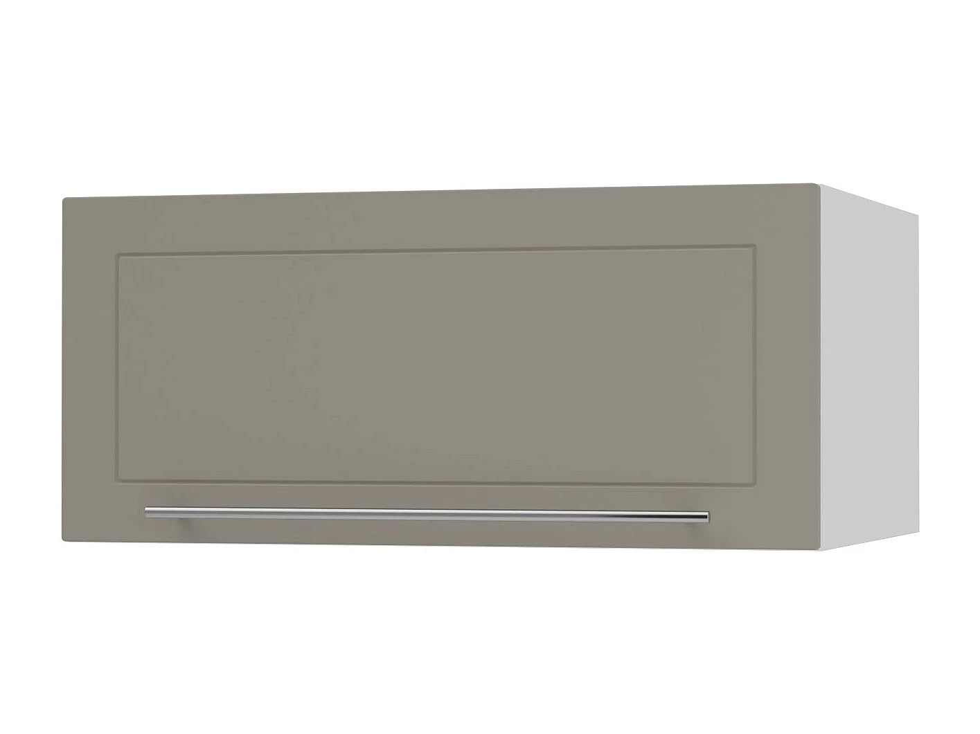 KLAPPHÄNGESCHRANK Kvantum W6B/80 Beige Matt / Weiß Matt 80 / 59 / 36cm