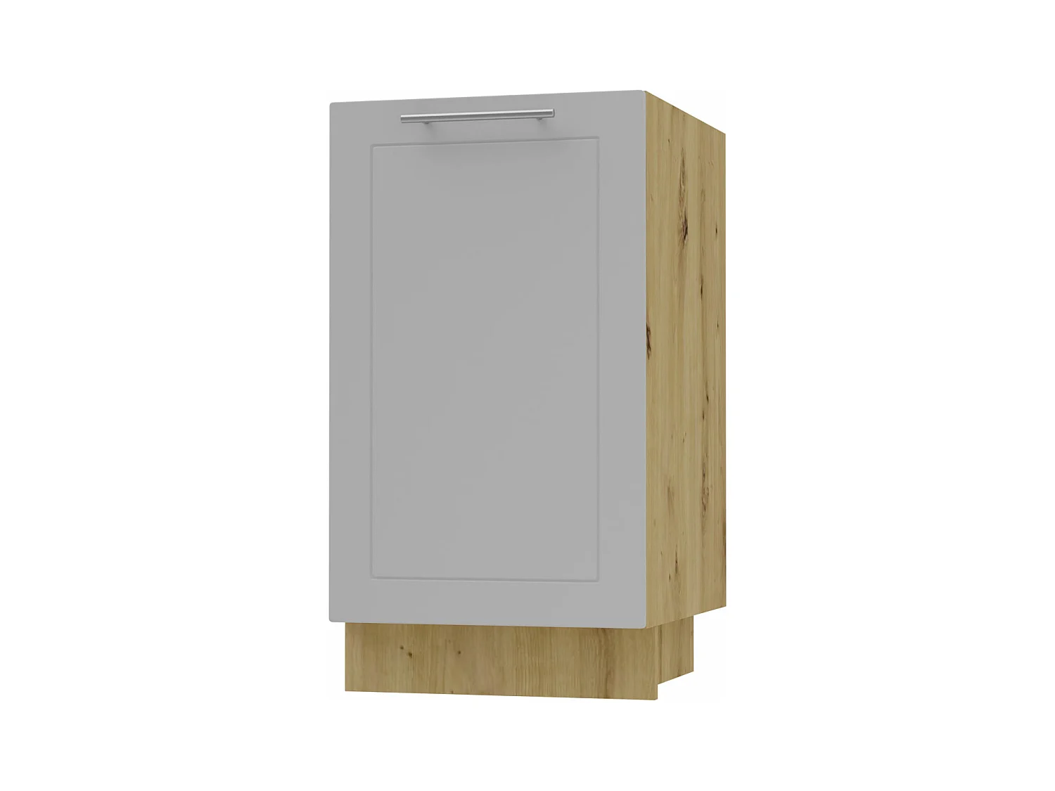 KÜCHENUNTERSCHRANK Kvantum D1D/45 Dust Grey Matt / Eiche Artisan Matt 45 / 50 / 82cm