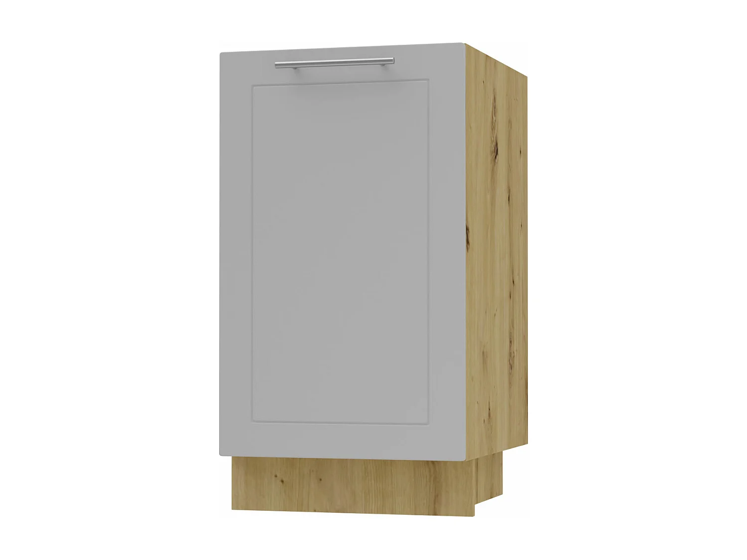 KÜCHENUNTERSCHRANK Kvantum D1D/45 Dust Grey Matt / Eiche Artisan Matt 45 / 50 / 82cm