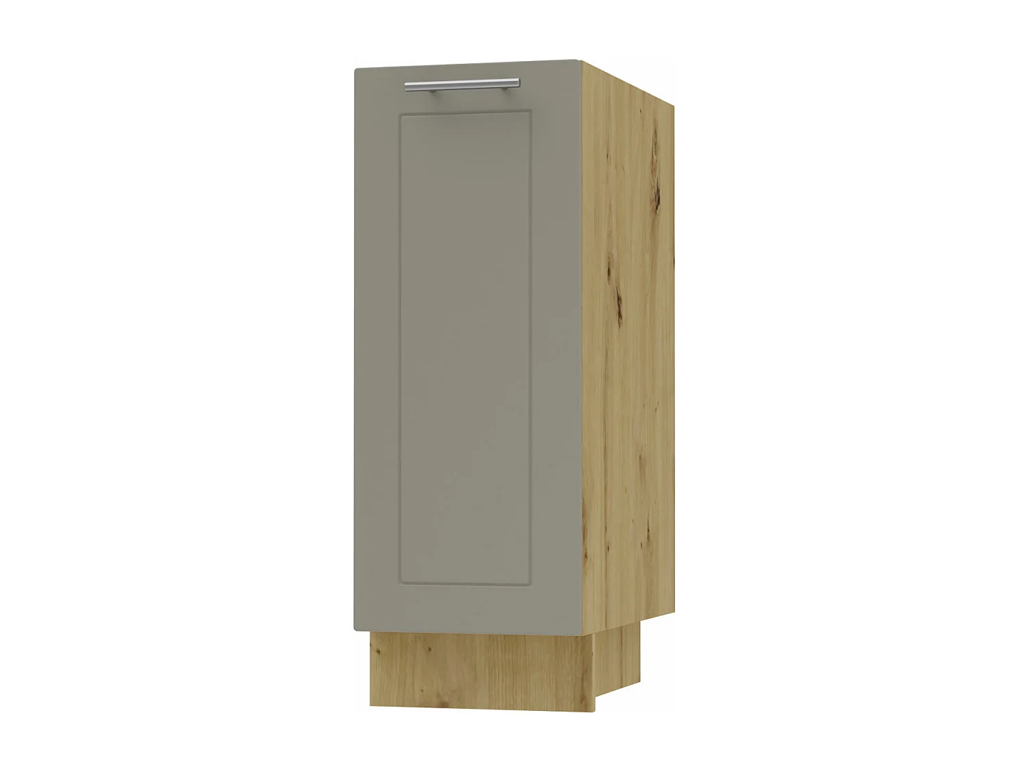 KÜCHENUNTERSCHRANK Kvantum D1D/30 Beige Matt / Eiche Artisan Matt 30 / 50 / 82cm