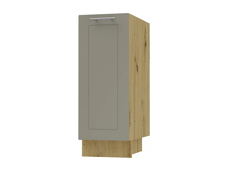 KÜCHENUNTERSCHRANK Kvantum D1D/30 Beige Matt / Eiche Artisan Matt 30 / 50 / 82cm