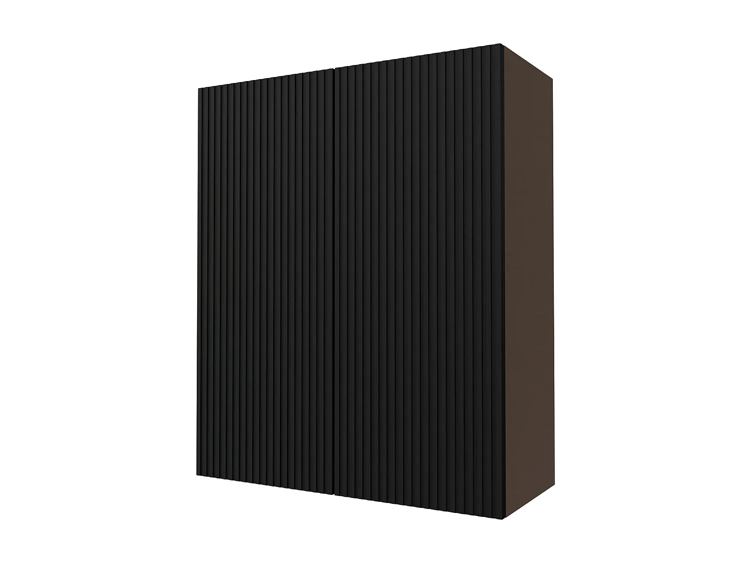 KÜCHENHÄNGESCHRANK Lamello W4/80 Schwarz Matt / Lava 80 / 32,5 / 96cm