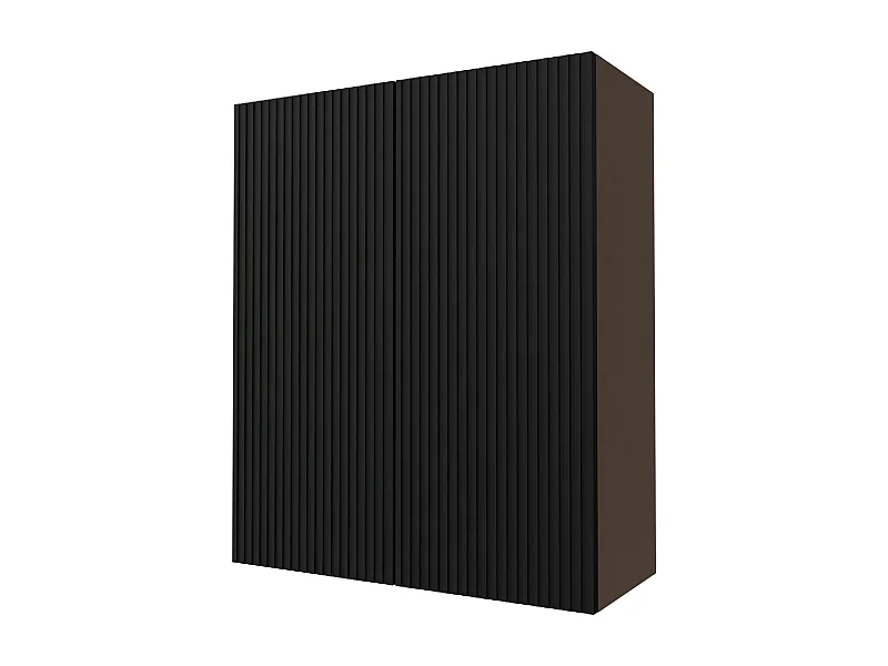 KÜCHENHÄNGESCHRANK Lamello W4/80 Schwarz Matt / Lava 80 / 32,5 / 96cm