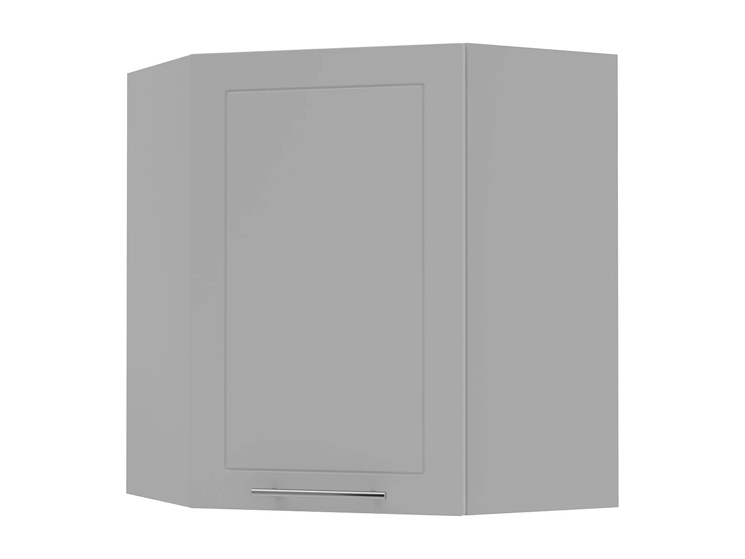 KÜCHENHÄNGESCHRANK Kvantum W10/60 Dust Grey Matt / Grau Matt 60 / 60 / 72cm