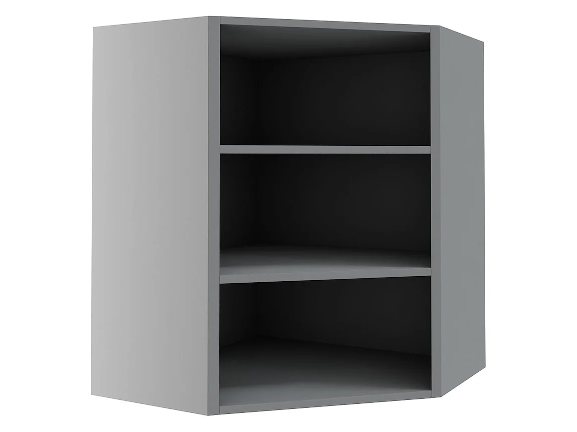 KÜCHENHÄNGESCHRANK Kvantum W10/60 Dust Grey Matt / Grau Matt 60 / 60 / 72cm