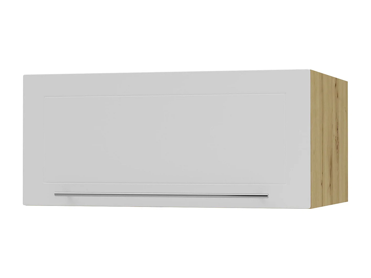 KLAPPHÄNGESCHRANK Kvantum W6B/80 Weiß Matt / Eiche Artisan Matt 80 / 59 / 36cm