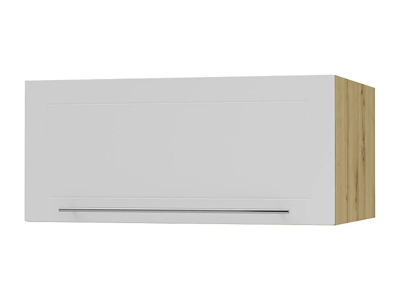 KLAPPHÄNGESCHRANK Kvantum W6B/80 Weiß Matt / Eiche Artisan Matt 80 / 59 / 36cm