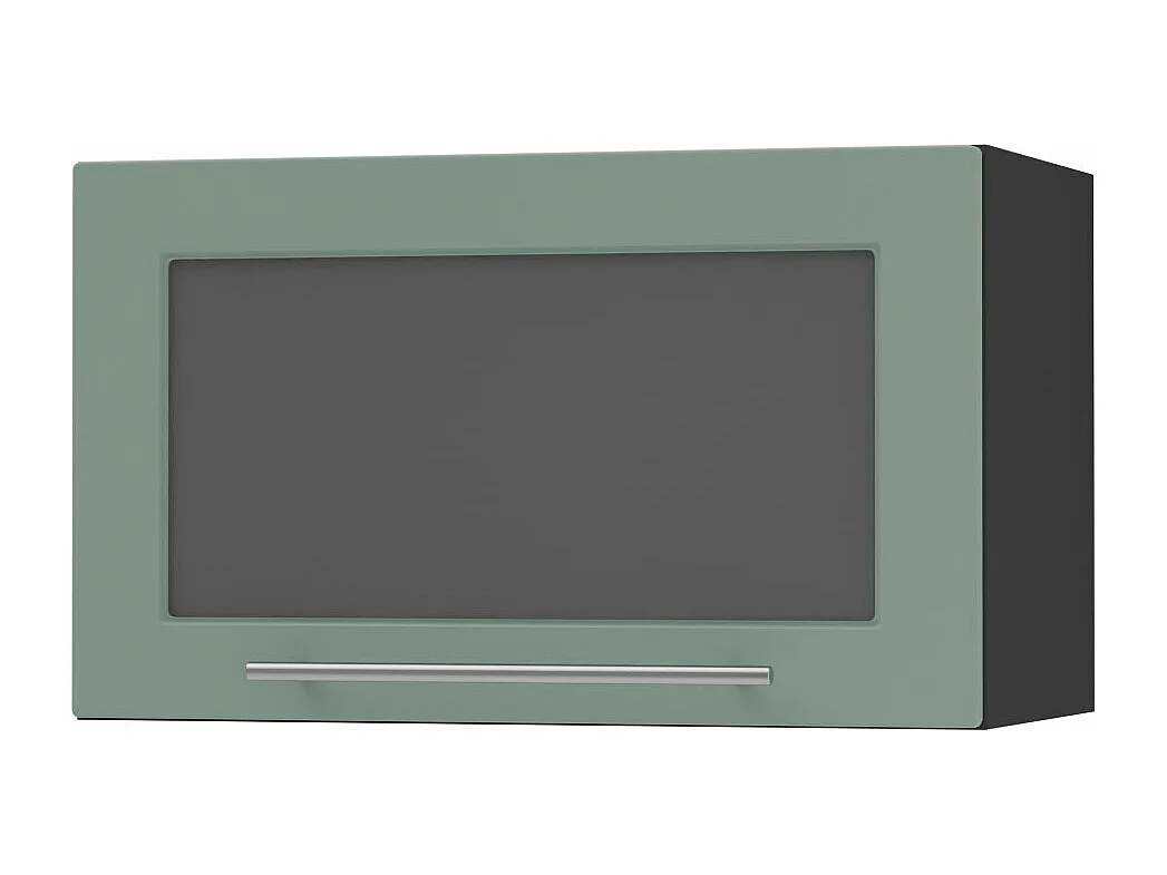 KLAPPHÄNGESCHRANK Kvantum W4BS/60 Mint Matt / Schwarz Matt 60 / 32,5 / 36cm