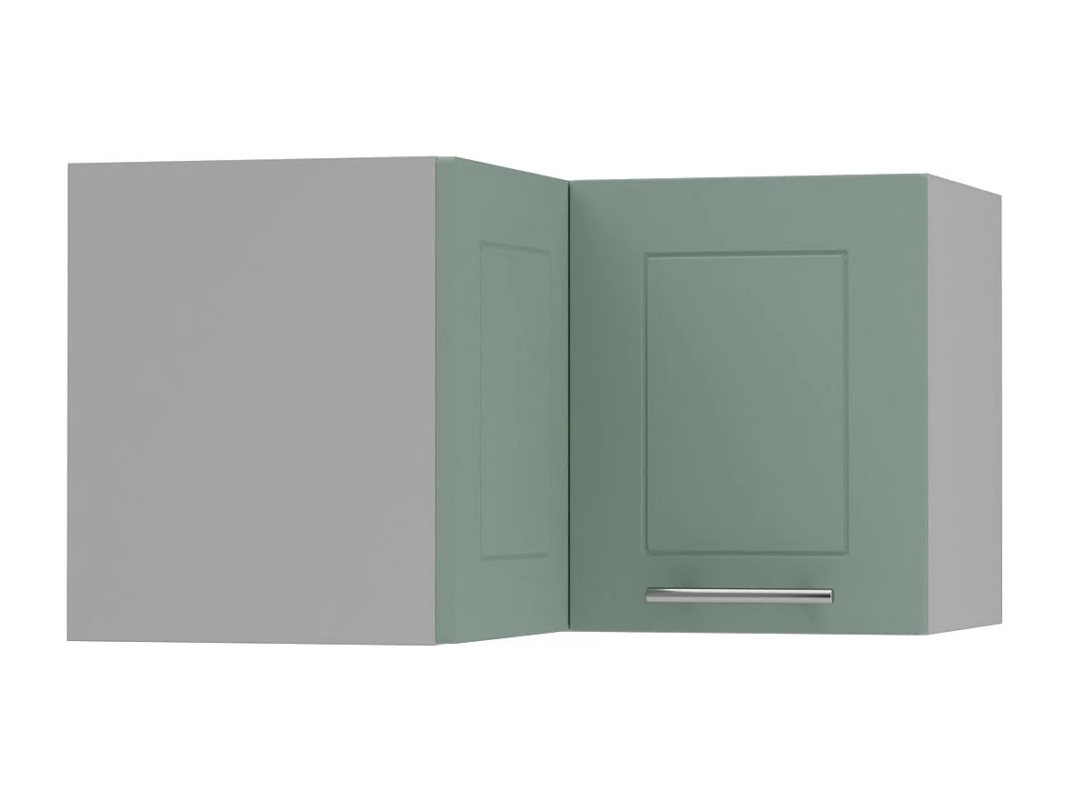 ECKHÄNGESCHRANK Kvantum W12/60/36 Mint Matt / Grau Matt 60 / 60 / 36cm