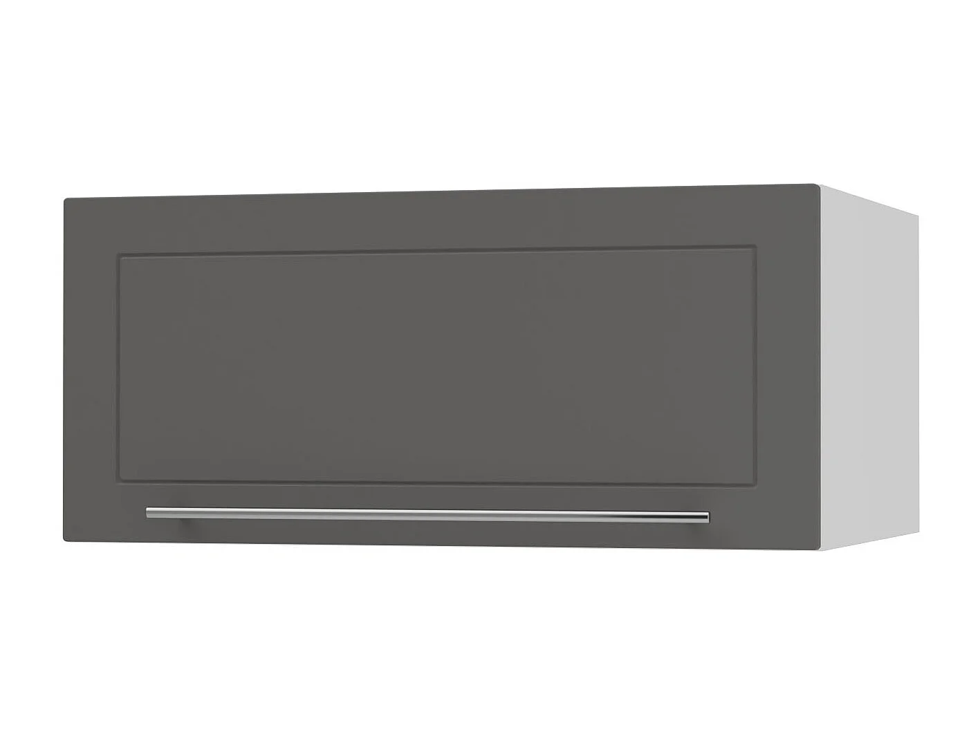 KLAPPHÄNGESCHRANK Kvantum W6B/80 Graphit Matt / Weiß Matt 80 / 59 / 36cm