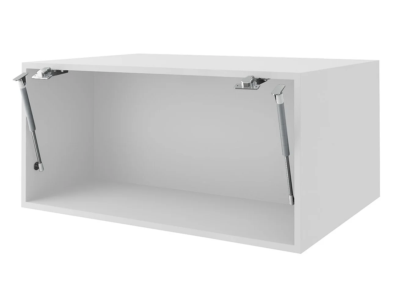 KLAPPHÄNGESCHRANK Kvantum W6B/80 Graphit Matt / Weiß Matt 80 / 59 / 36cm