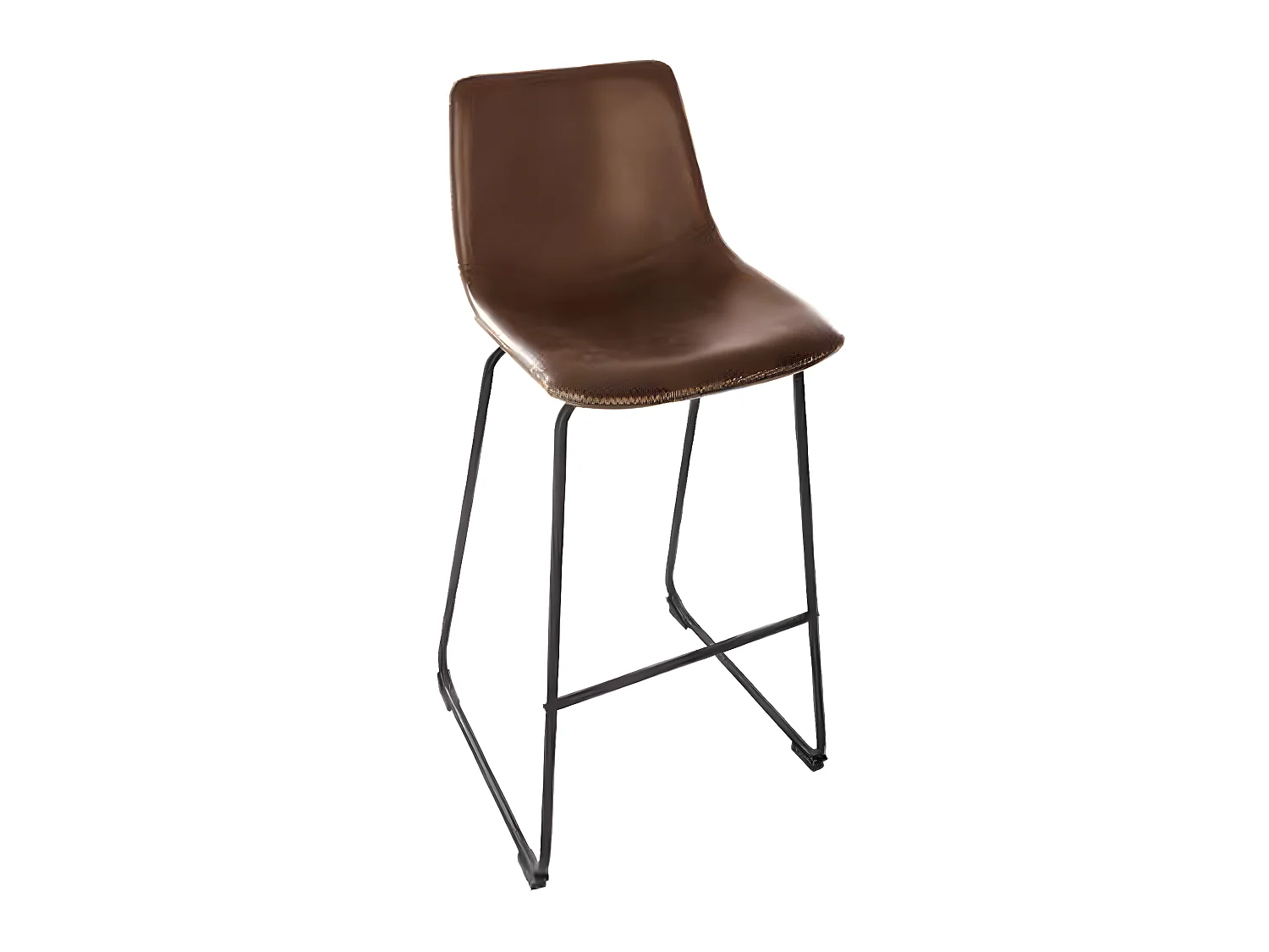 Tabouret en Métal coloris Marron - 40.5 x 34.5 x 101.5 cm