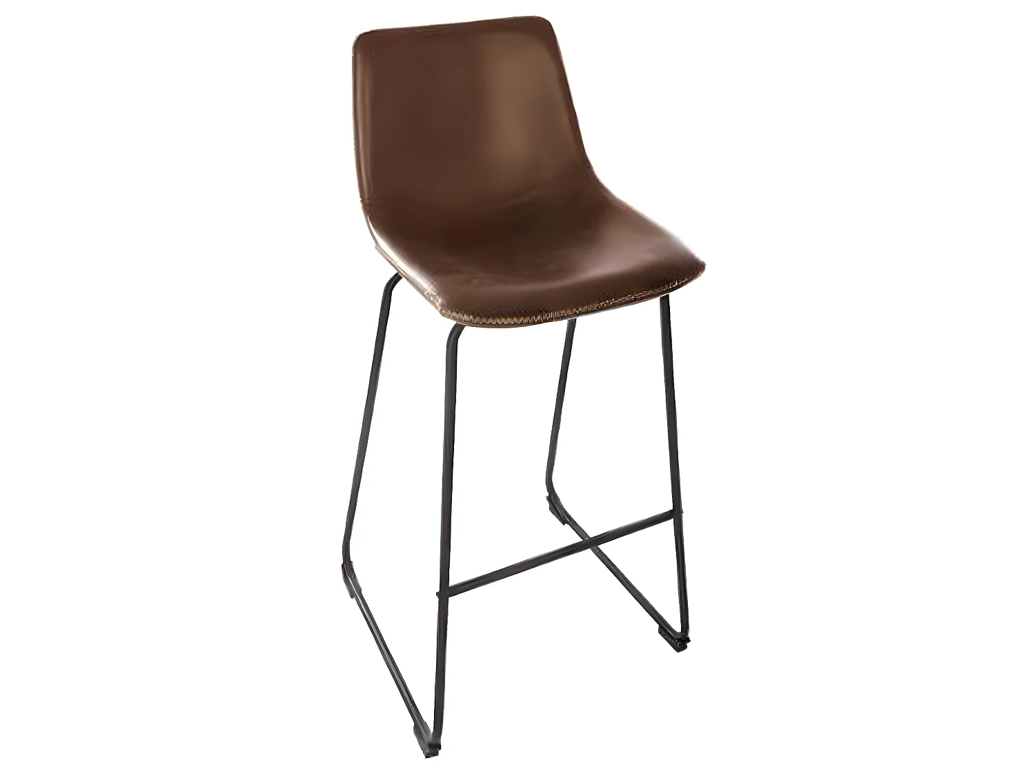 Tabouret en Métal coloris Marron - 40.5 x 34.5 x 101.5 cm