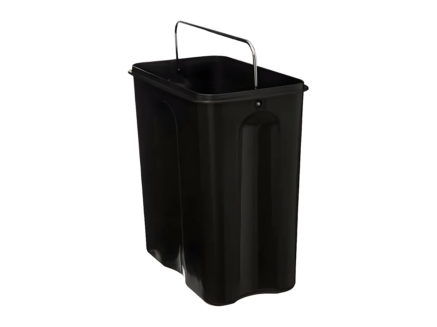 Poubelle De Salle De Bain Rectangle inox - 5L