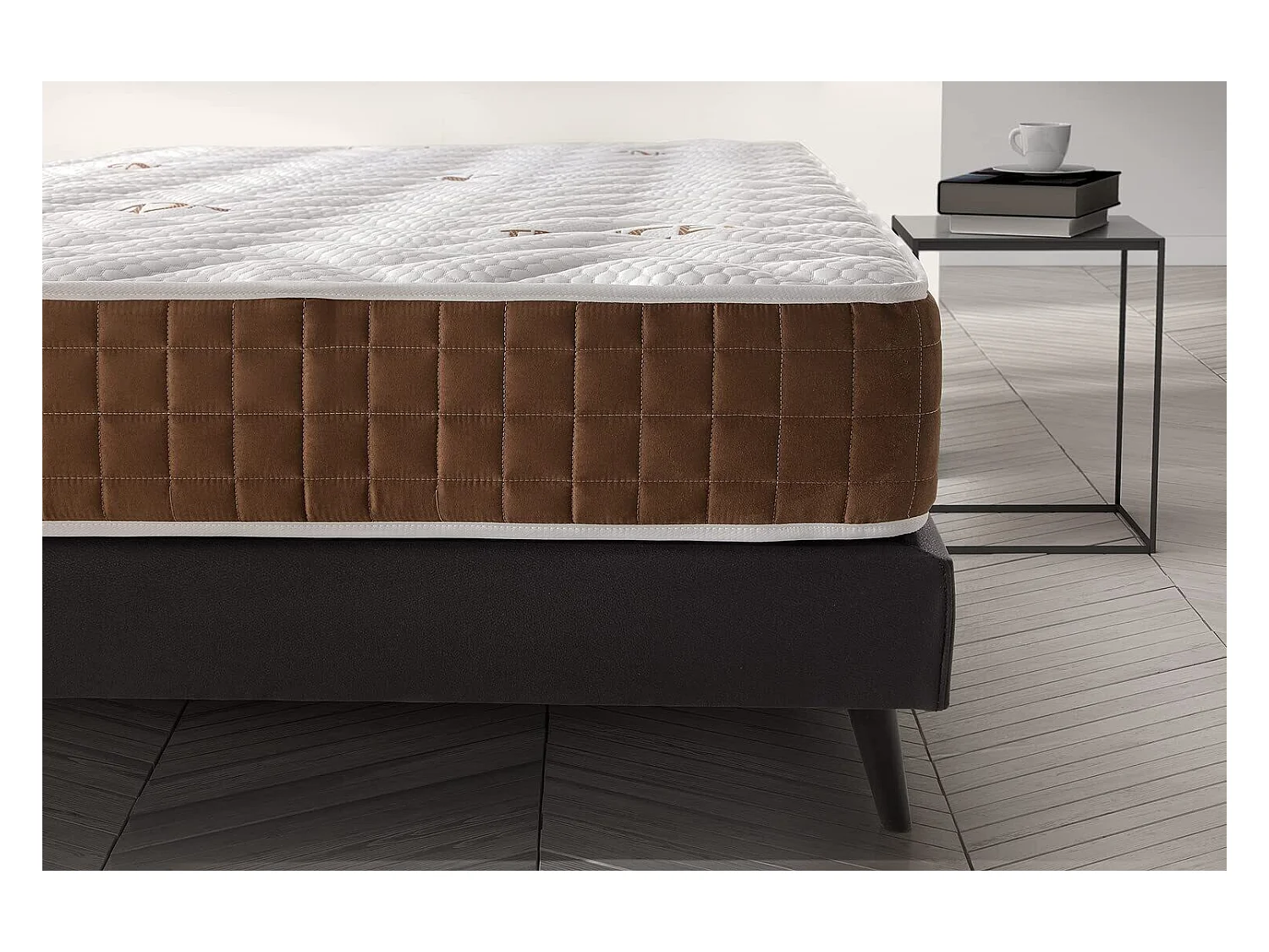 Matelas 160x200 mousse visco ergo anatomique | mousse h.r. Haute densité | épaisseur 19 cm | triple couche system - double face été-hiver