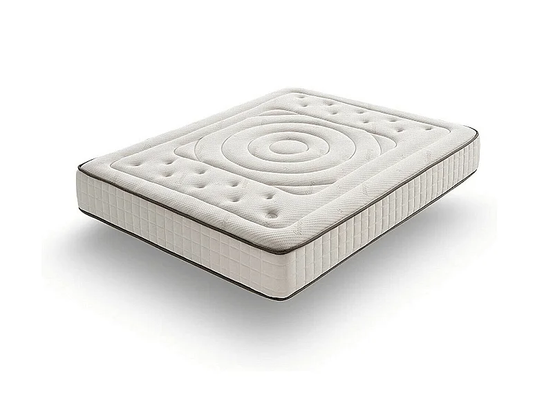 Matelas 90x200 imperial cachemire® | mousse á mémoire de forme | épaisseur 25 cm | accueil moelleux | ferme | anti-acarien - hypoallergénique