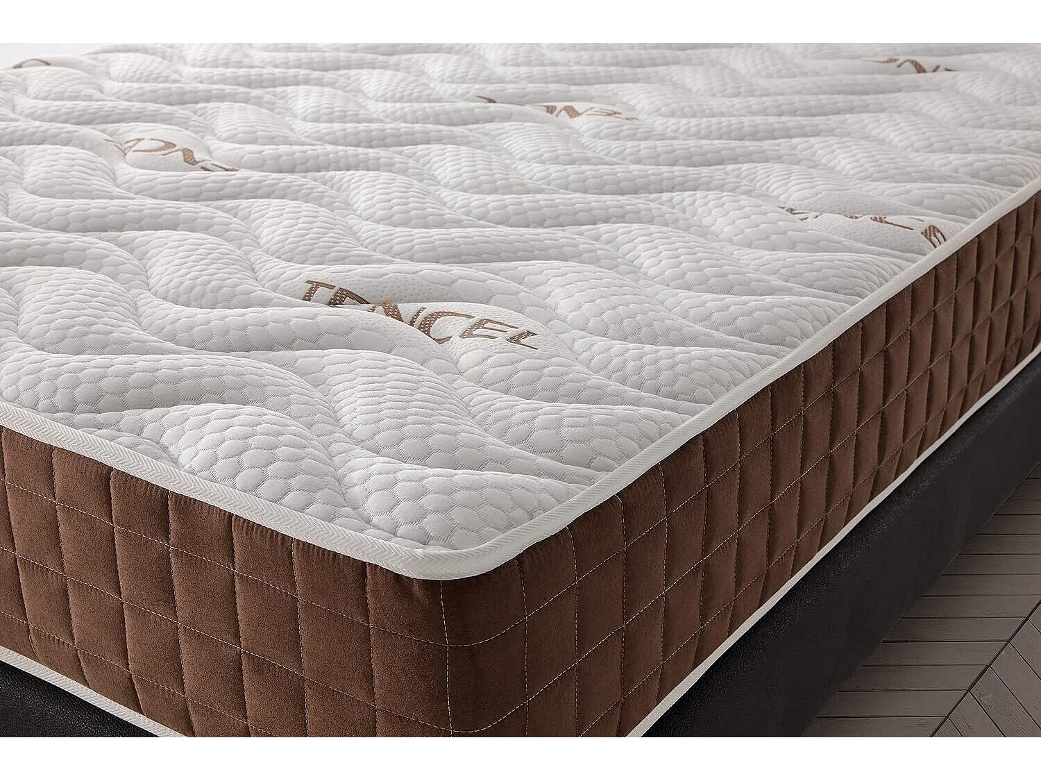 Matelas 140x190 mousse visco ergo anatomique | mousse h.r. Haute densité | épaisseur 19 cm | triple couche system - double face été-hiver