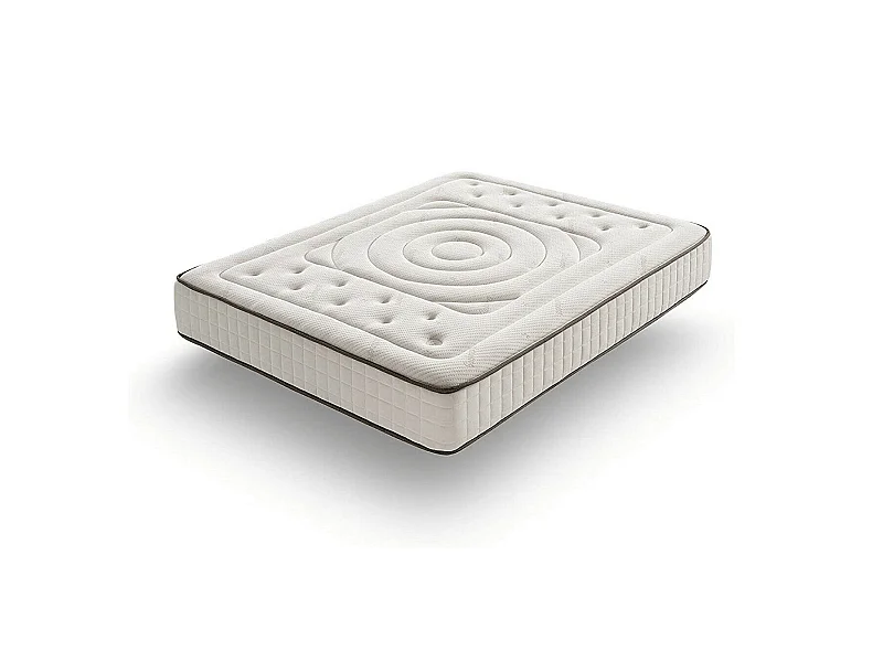 Matelas mousse 120x200 imperial cachemire® | mousse á mémoire de forme | épaisseur 25 cm | accueil moelleux | ferme | anti-acarien | hypoallergénique