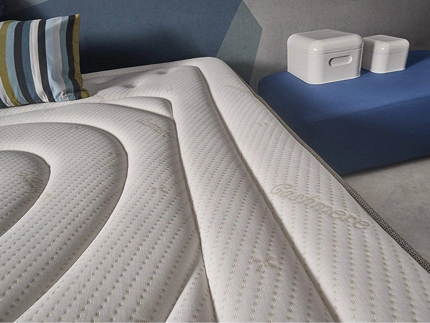 Matelas 160x190 imperial mousse cachemire® | mousse á mémoire de forme | épaisseur 25 cm | accueil moelleux | ferme | anti-acarien | hypoallergénique