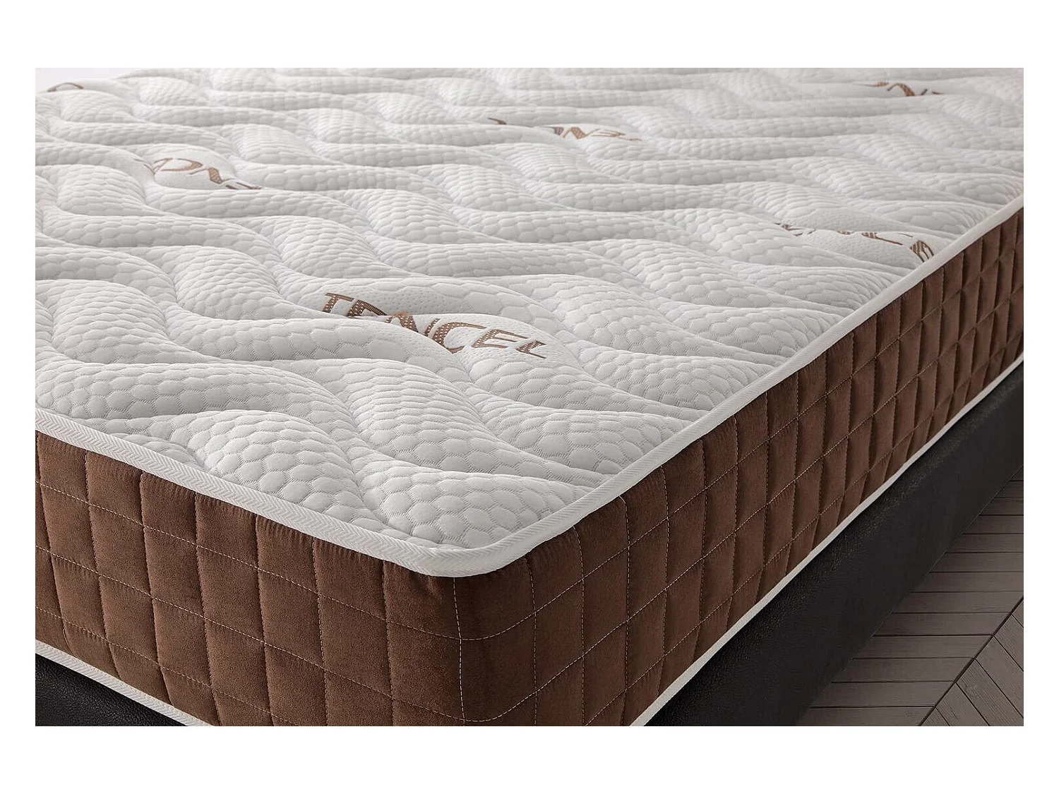 Matelas 135x190 mousse visco ergo anatomique | mousse h.r. Haute densité | épaisseur 19 cm | triple couche system - double face été-hiver