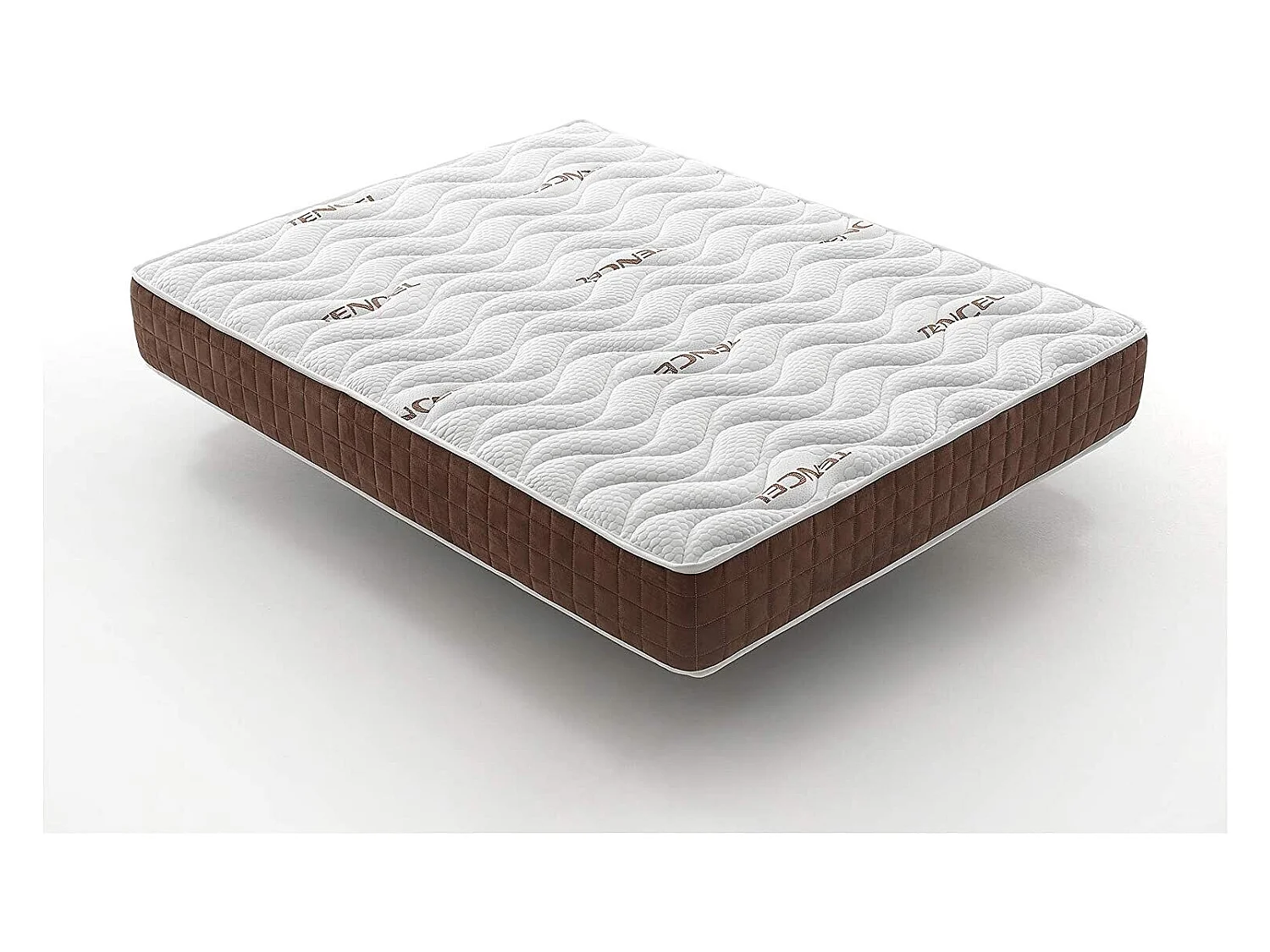 Matelas 135x190 mousse visco ergo anatomique | mousse h.r. Haute densité | épaisseur 19 cm | triple couche system - double face été-hiver