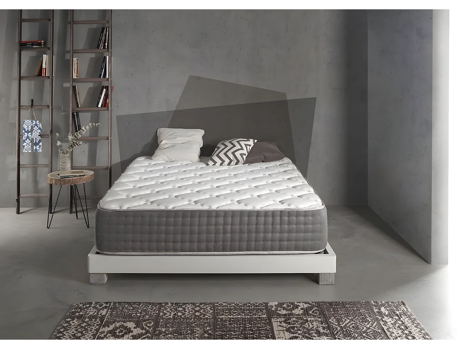 Matelas mousse 120x200 elixir supreme | mousse á mémoire de forme pure-confort® + rest foam | anti statique | épaisseur 30 cm | confort ferme