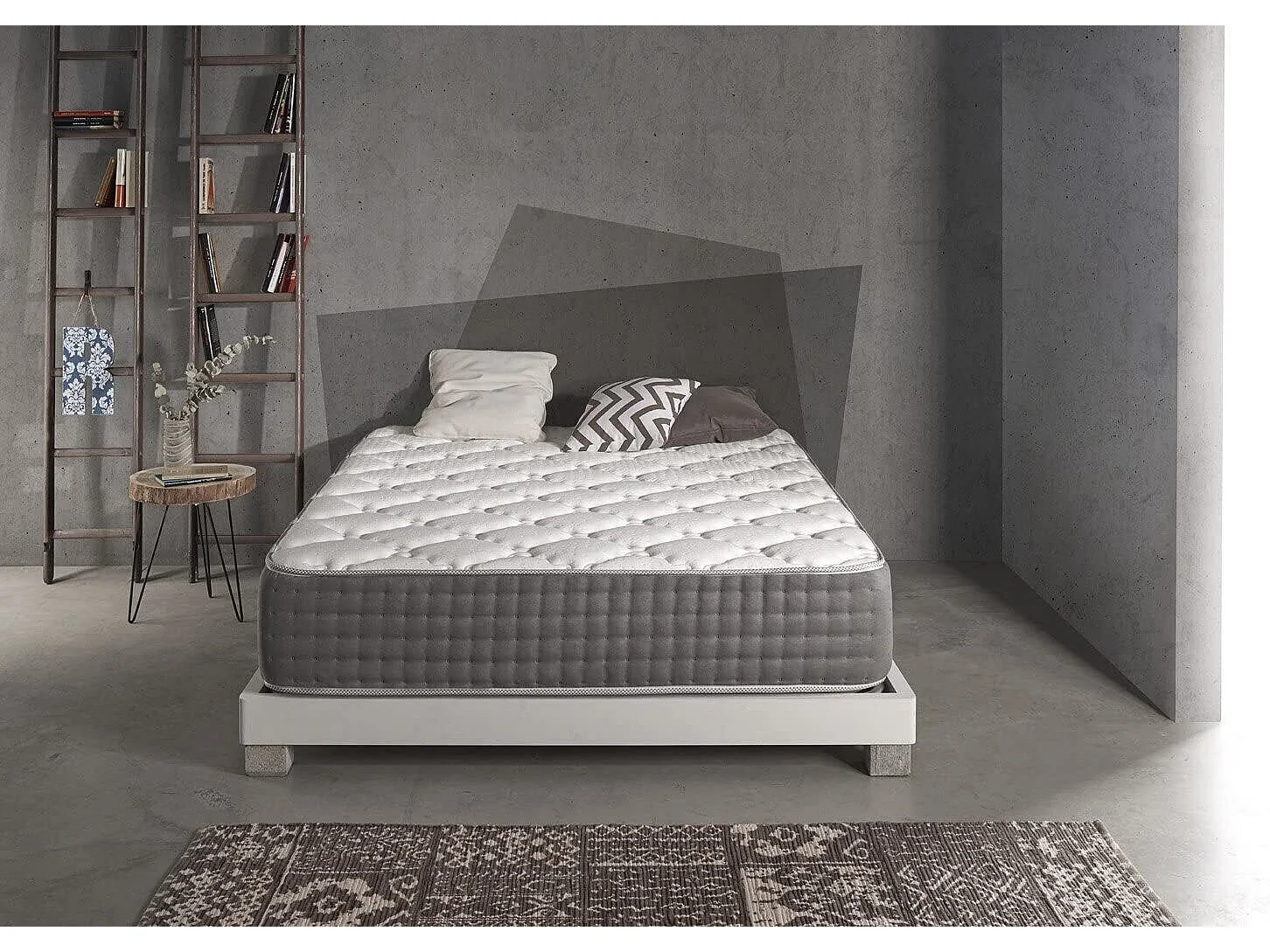 Matelas mousse 90x200 elixir supreme | mousse á mémoire de forme pure-confort® + rest foam | anti statique | épaisseur 30 cm | confort ferme