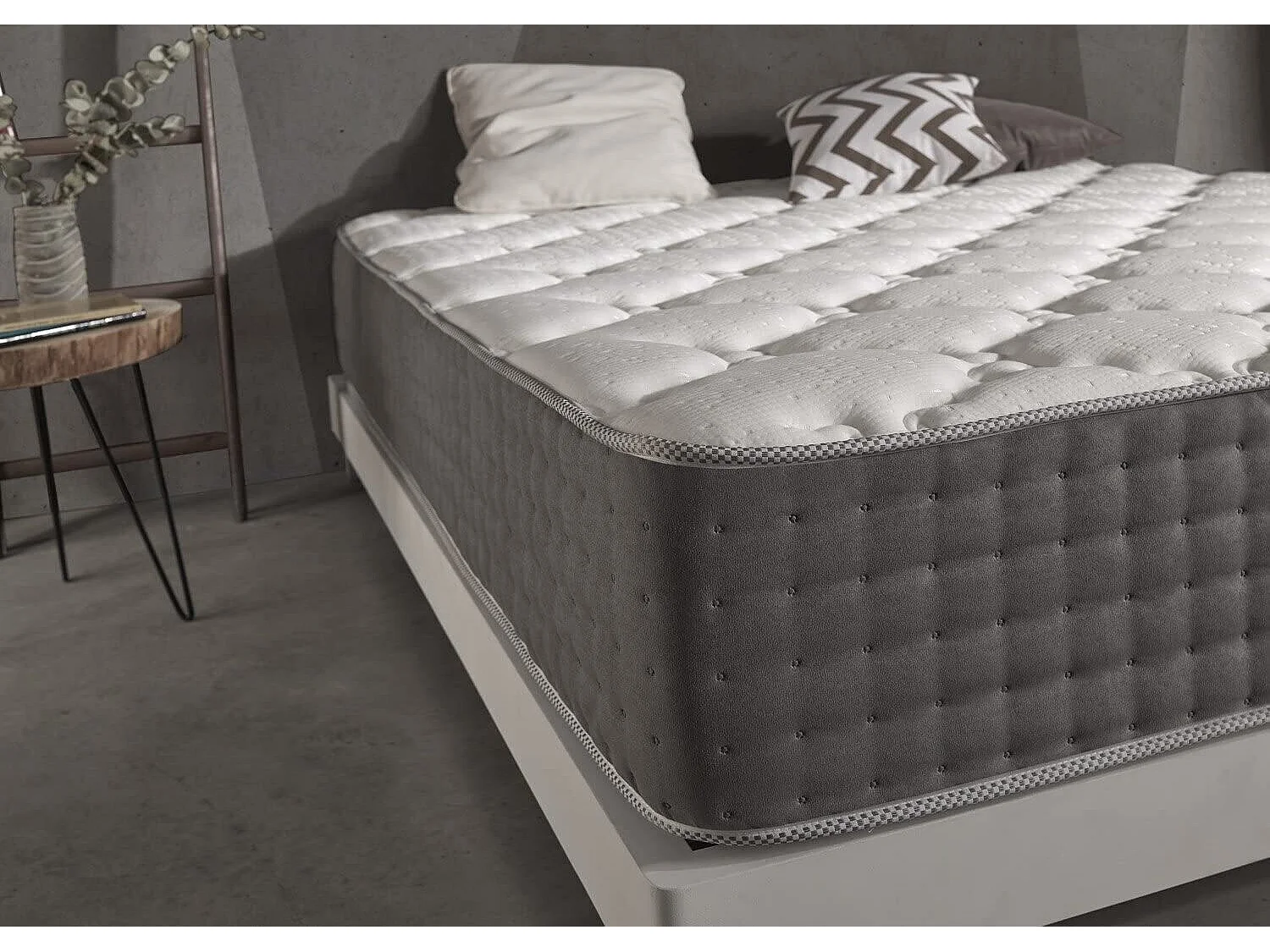 Matelas 120x190 elixir supreme | mousse á mémoire de forme pure-confort® + rest foam | anti statique | épaisseur 30 cm | confort ferme